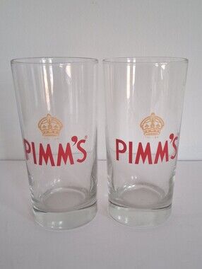 Pimms Cup Glassware Cocktail Bar Set of 2 Bar Barware Man Cave Craft Cocktail